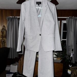 Ann Taylor Elegant Gray Pantsuit